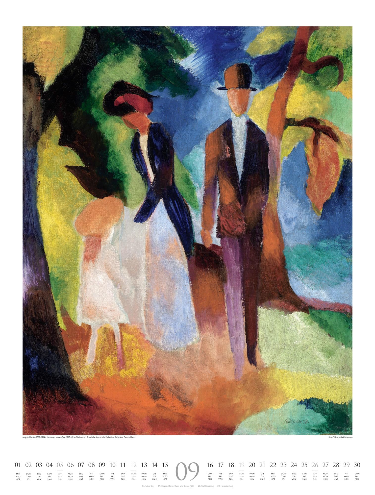 Der Blaue Reiter Kalender 2027 | Aufbruch in die Moderne: Farbintensiver Kunst-Kalender im großen Hochformat (50x66 cm) | Expressionismus