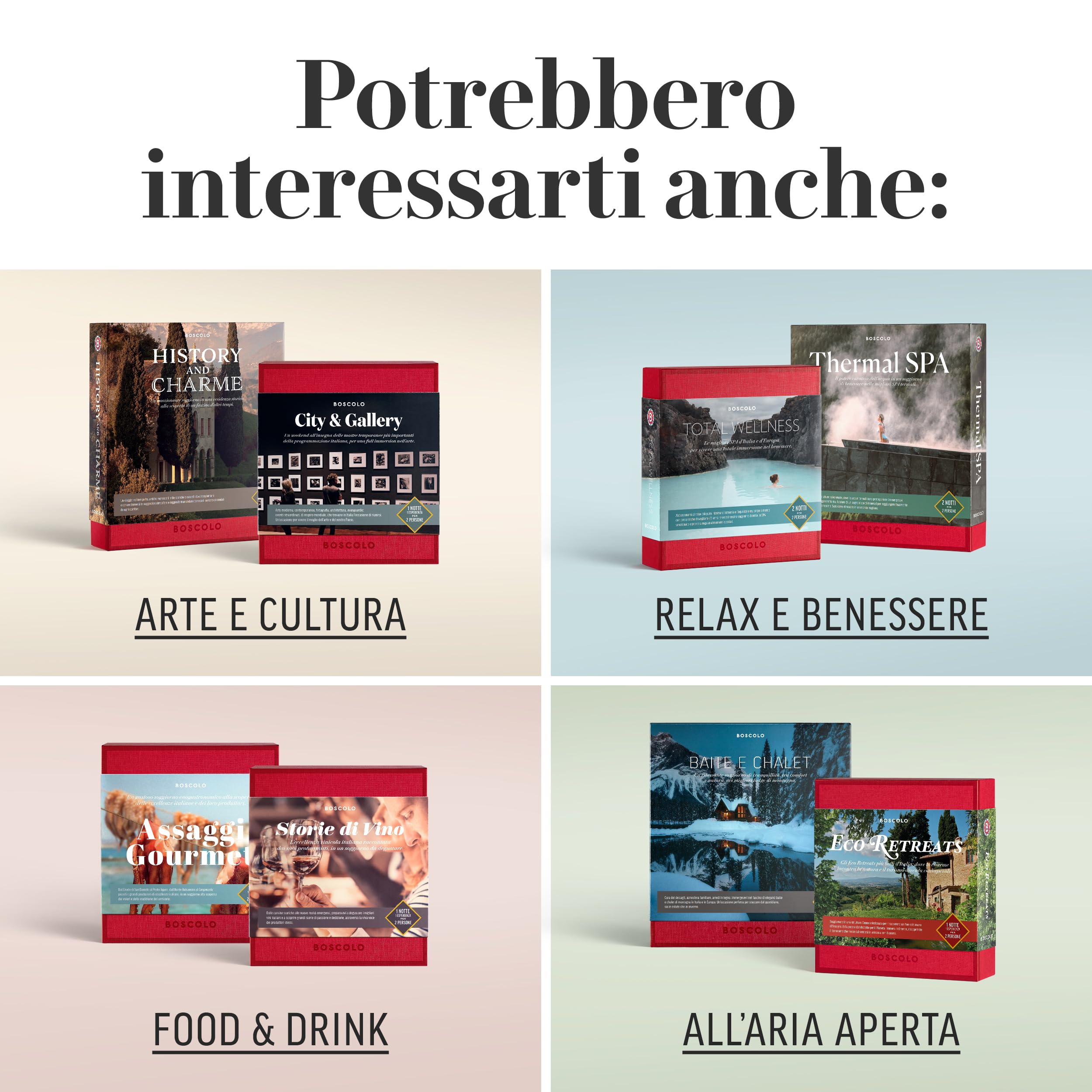 Boscolo Gift Un Giorno In Cantina - Cofanetto Regalo Donna e Uomo che Include Esperienza Enogastronomica per 2 Persone, Regalo Donna e Uomo Compleanno, Regali per Lui e Lei, Validità 1 Anno