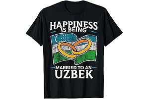 Uzbek Wedding Republic of Uzbekistan Roots Married T-Shirt