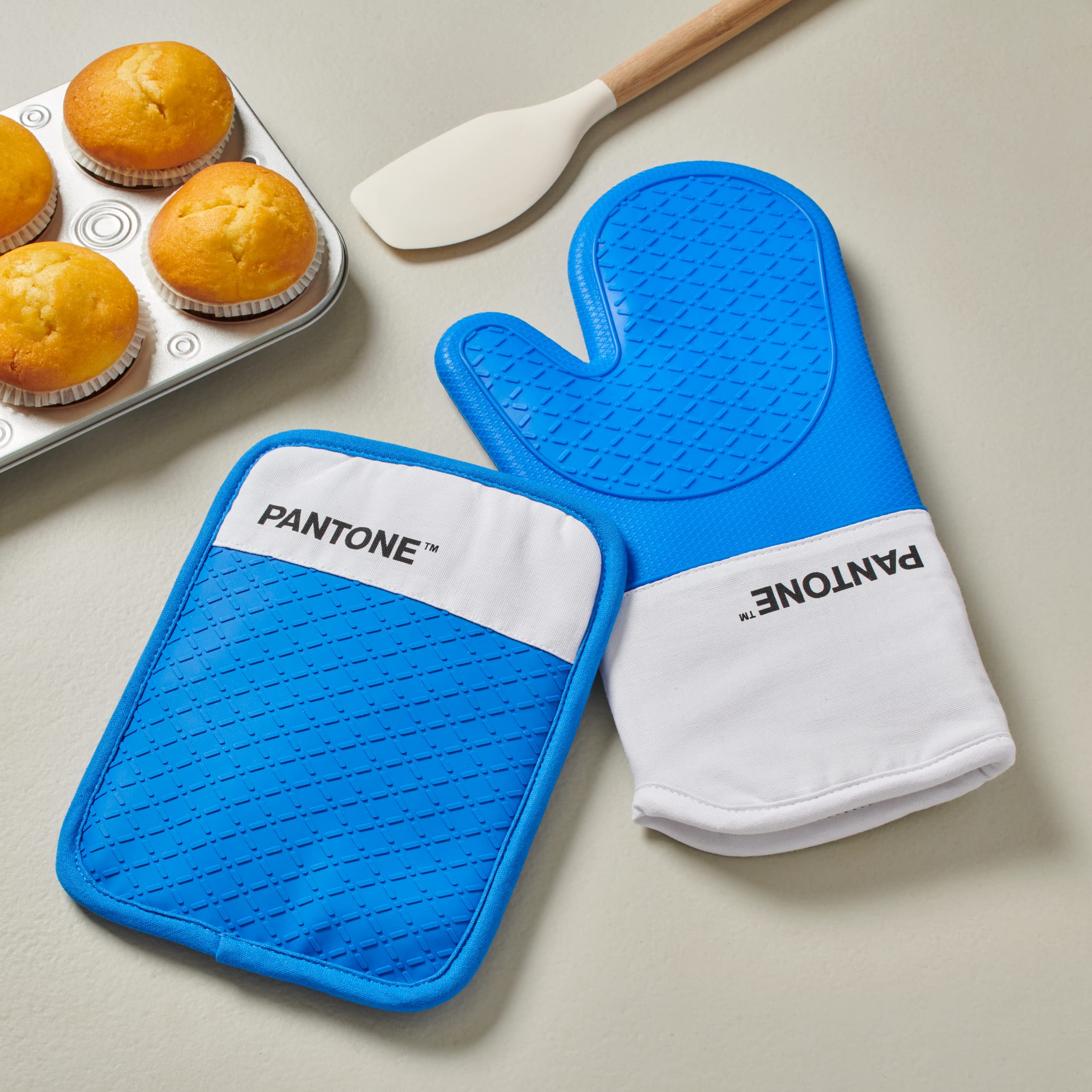 Gants De Four Gants De Cuisine Résistant à Chaleur Maniques Pour Four Barbecue Cuisson Manipulation1 Paire