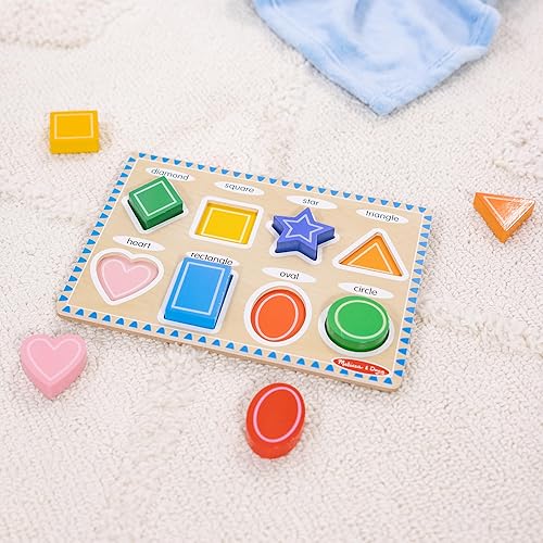 Miniatura 10 de melissa  doug formas de madera Chunky Puzzle Versión estándar Multicolor