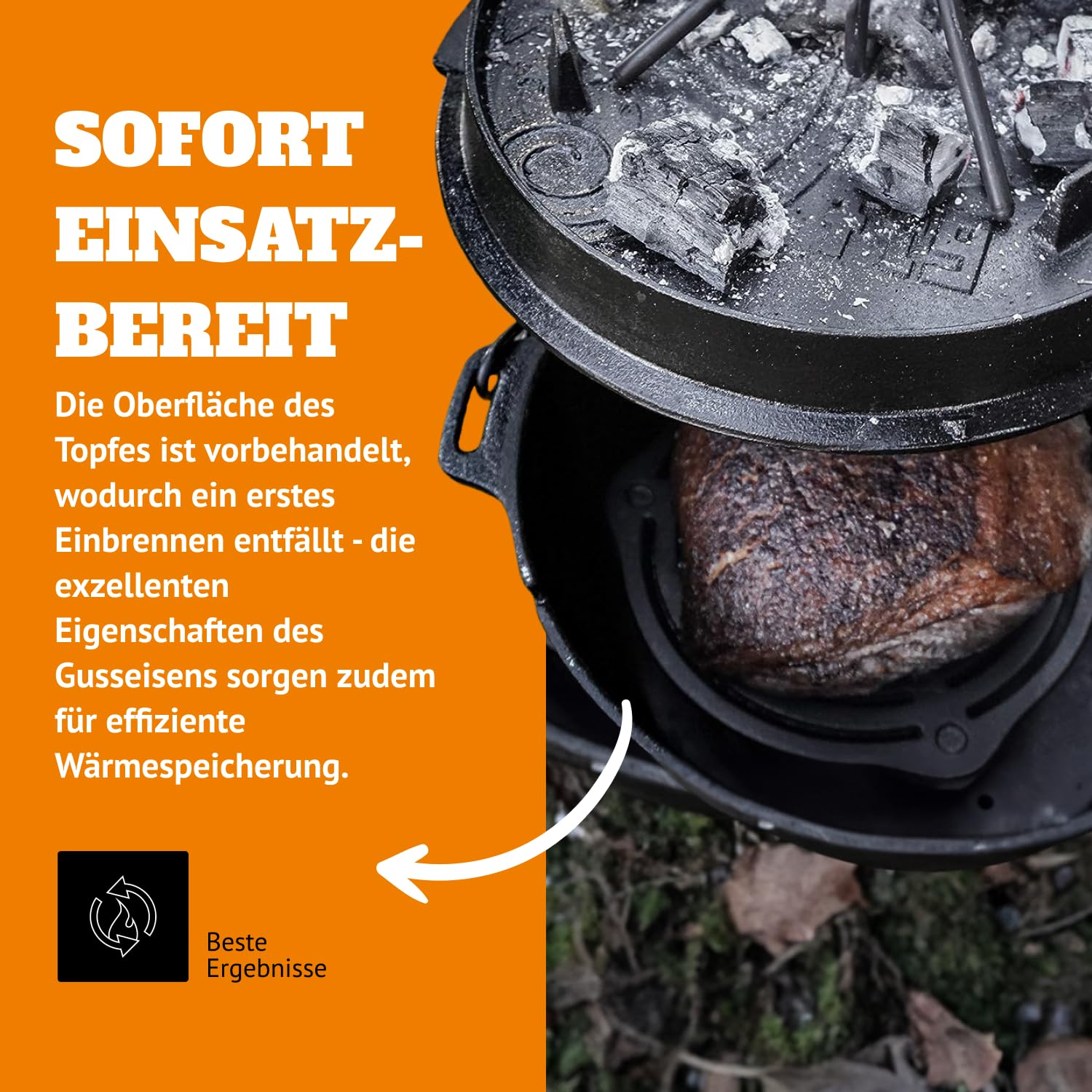 Petromax Dutch Oven Lot de 4 marmites à feu ft9-t, lève-couvercle, pâte d'entretien, grattoir