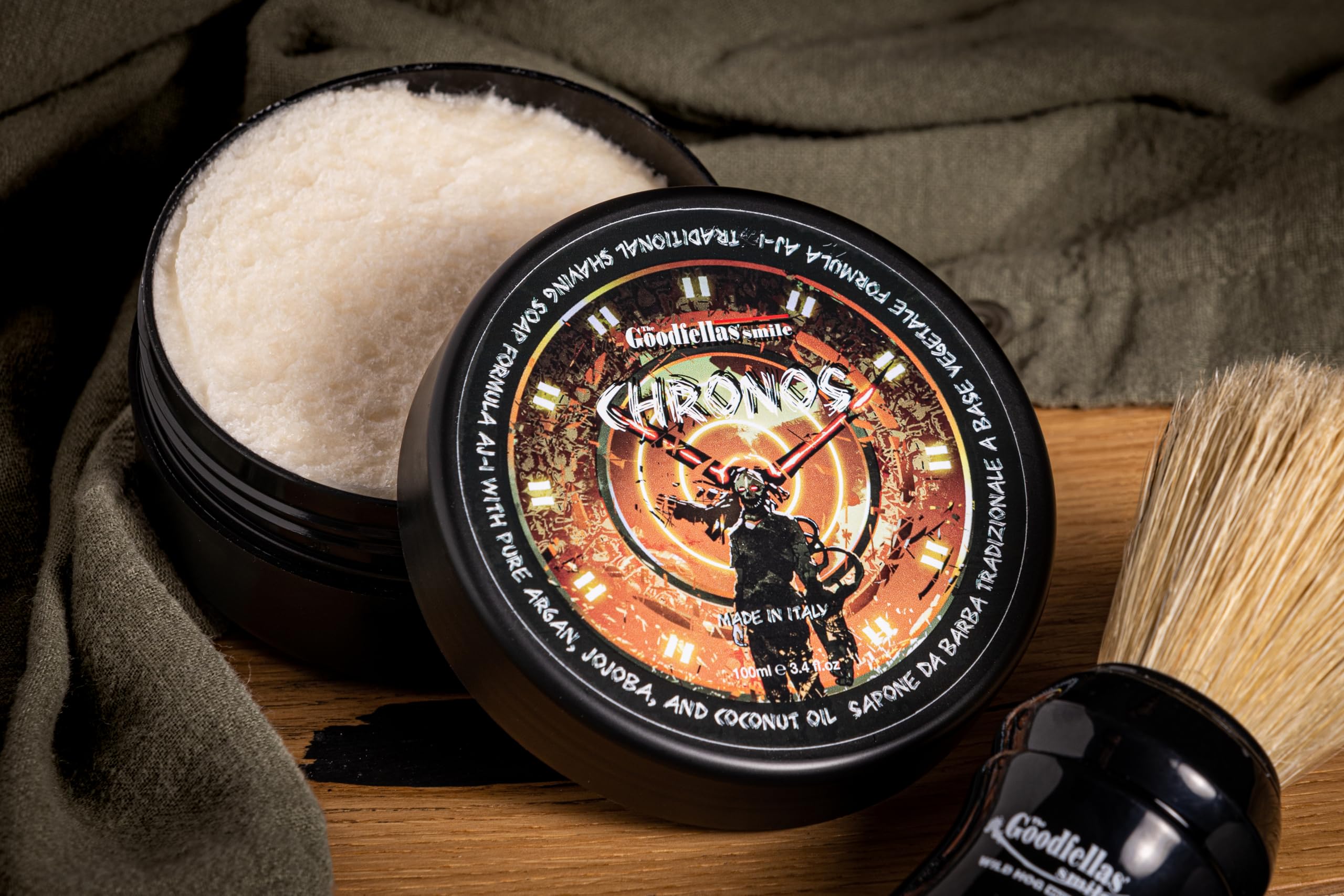 The Goodfellas' smile GOODFELLAS' SMILE Duo Set Chronos. Shaving Soap and Aftershave, 250 ml