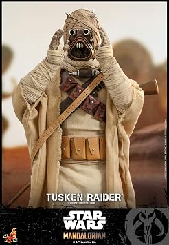 Official Star Wars Tusken Raider 1:6 Scale Figure | Star Wars The Mandalorian 12 Inch Action Figure 1/6 Scale - Tusken Raider Hot Toys 907370