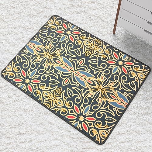 Tapete resistente para silla de oficina para alfombras y suelos de madera dura, 48 x 36 pulgadas, tapete de piso de alta calidad, tapete para silla