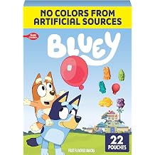 Bluey Fruit Flavored Snacks, 17.6 oz, 22 Pouches