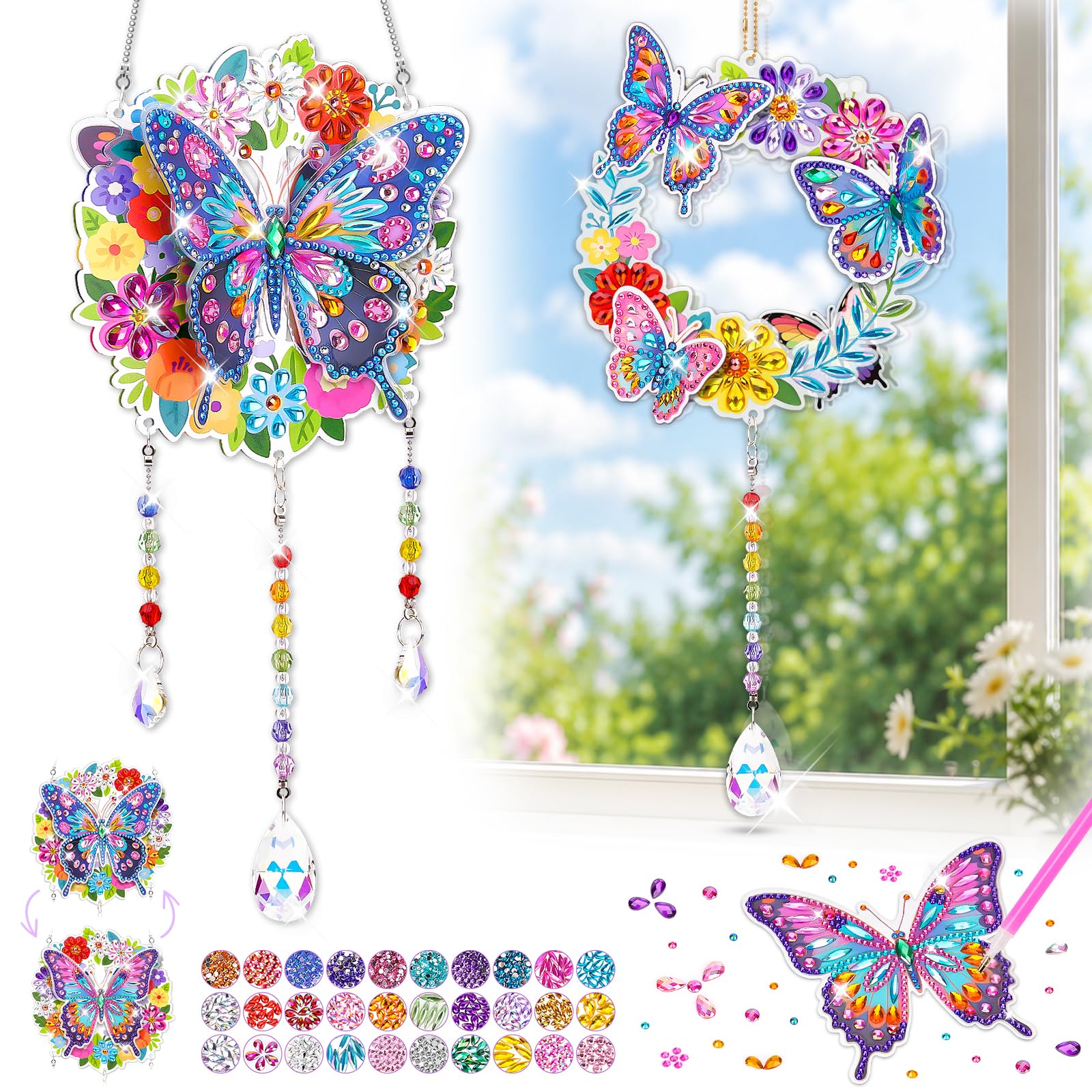 Gifts for 10-7-8 Year Old Girl Arts and Crafts for Kid Diamond Painting Kit
