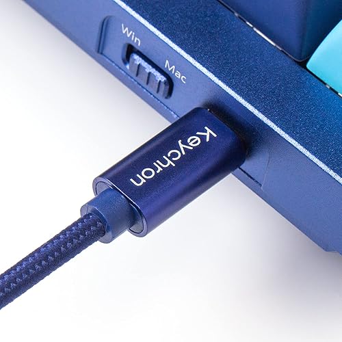 Miniatura 6 de Keychron Q2 Teclado mecánico personalizado con cable, macro programable QMKVIA, aluminio completo, interruptor rojo Gateron G Pro intercambiable en