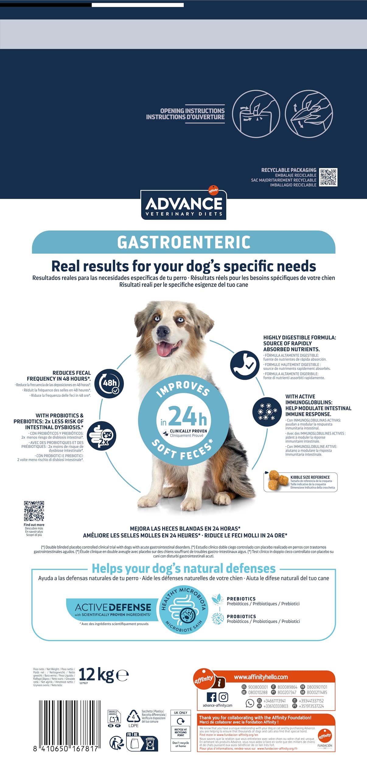 Virbac Vet HPM Gastro Digestive Support Hondenvoer Loaf 9x300g Virbac
