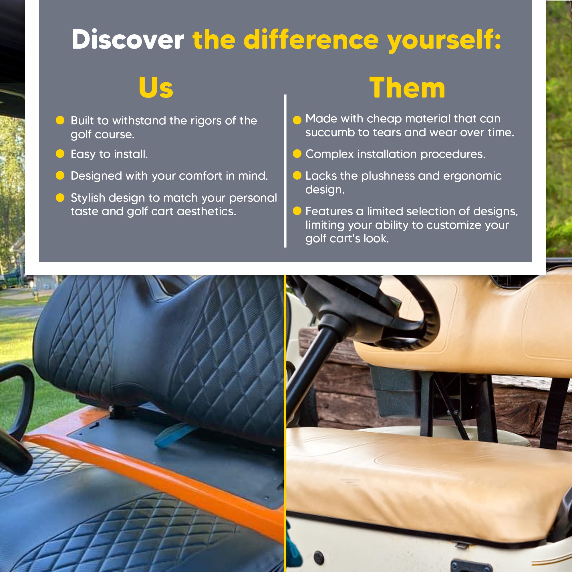 best golf cart seat covers