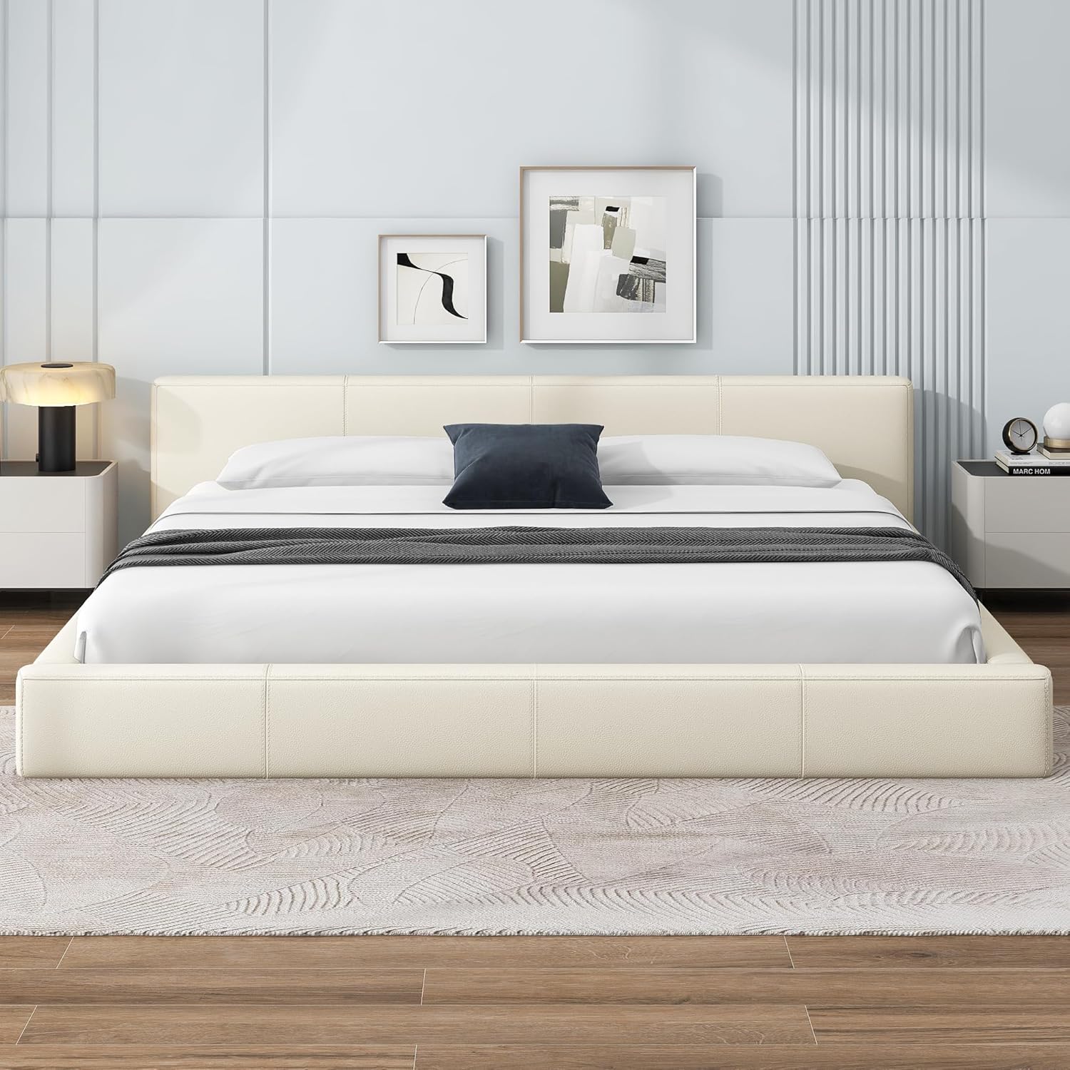 Christopher Knight Home Nahat King Size Upholstered Platform