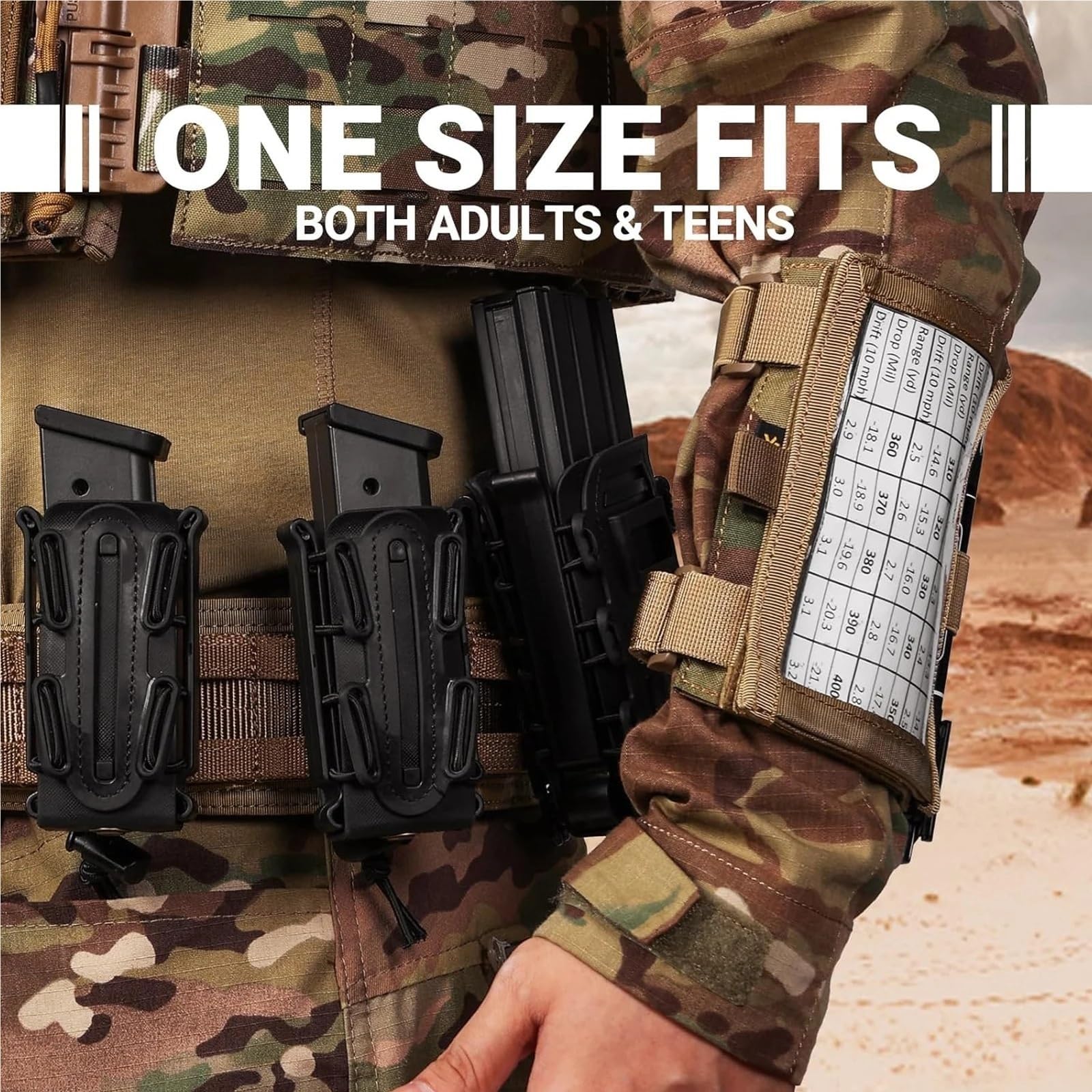 Generisch Taktische Molle Verwaltungstasche Und Armkartenhülle Set, Werkzeugtasche Für Weste Brust Taille Mit Handgelenkkartenhalter EDC