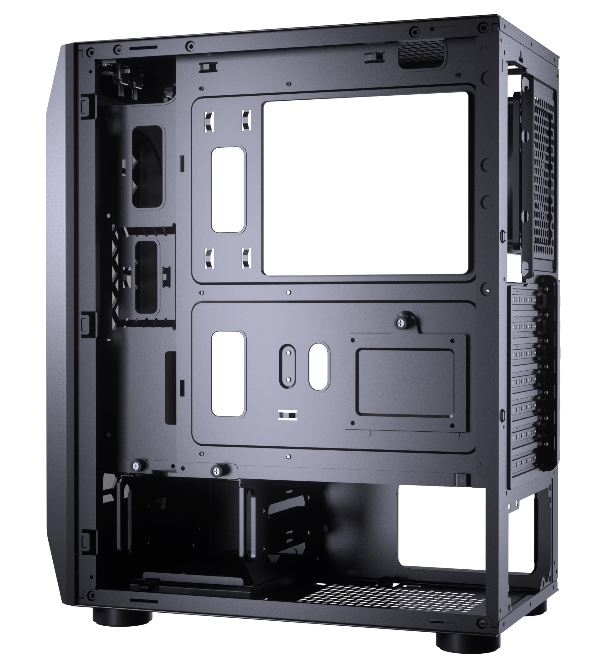 COUGAR MX410 Boîtier PC Gaming RGB – Panneau Acrylique – Mesh Avant – 2 Bandes RGB – Support Ventirad 165 Mm – USB 3.0