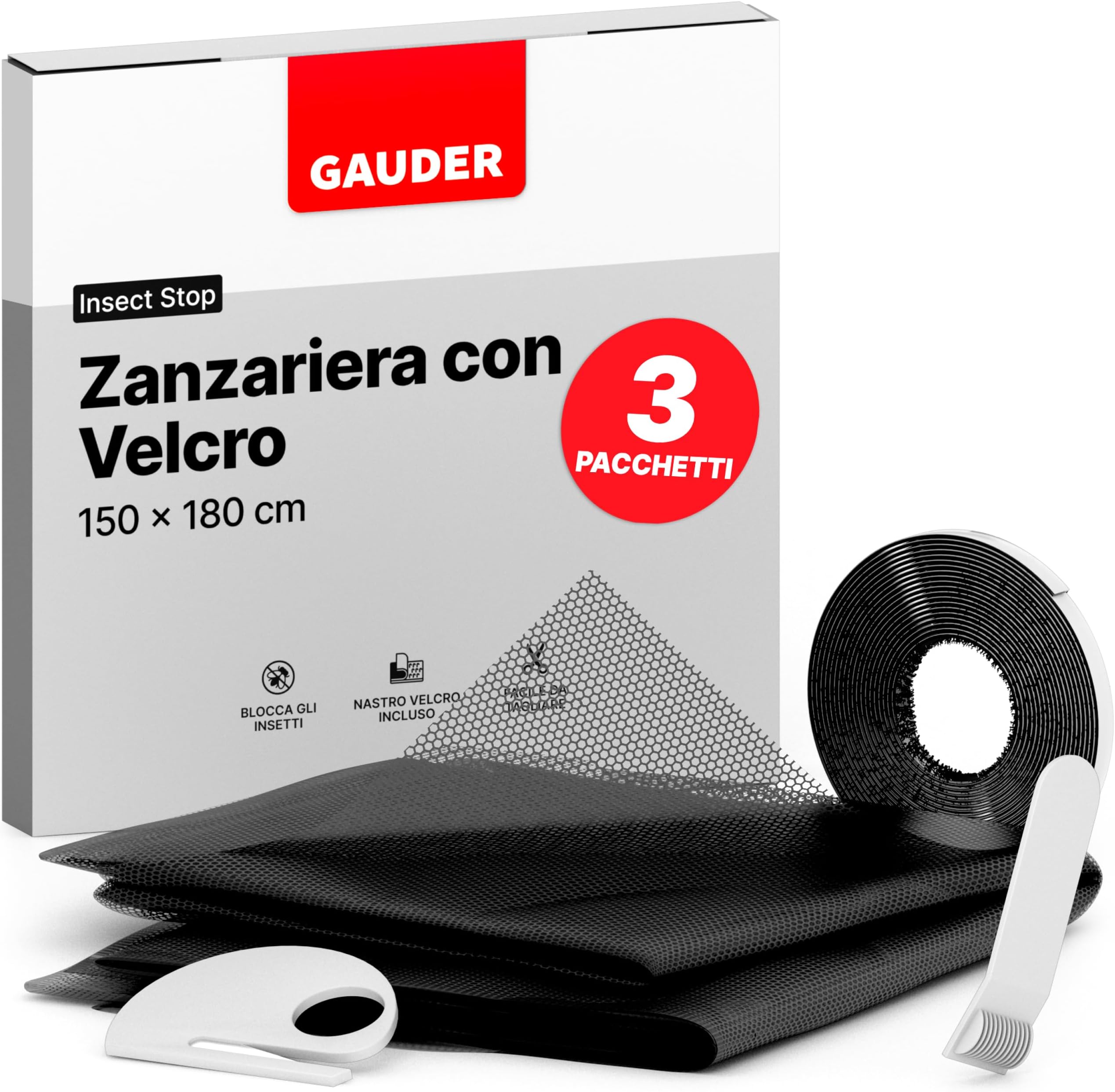 Zanzariera Magnetica Finestra Regolabile 179 X 180 Cm Anti - Foto 11