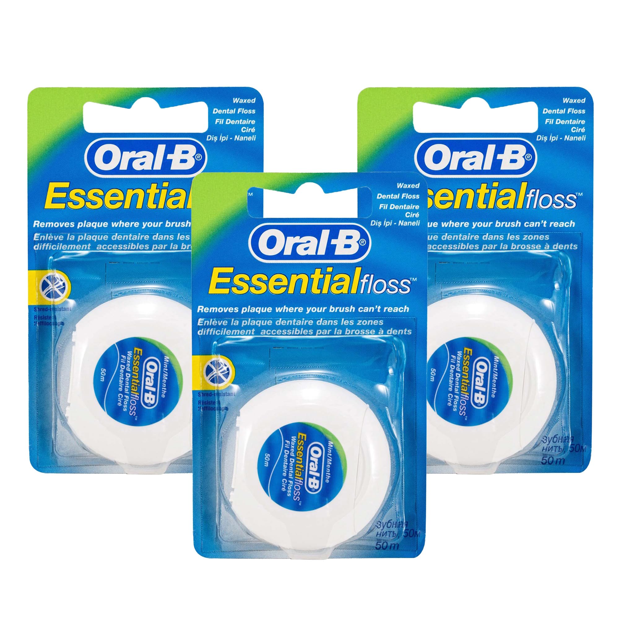 Oral-B Diş İpi Essential 50 m 3lü paket