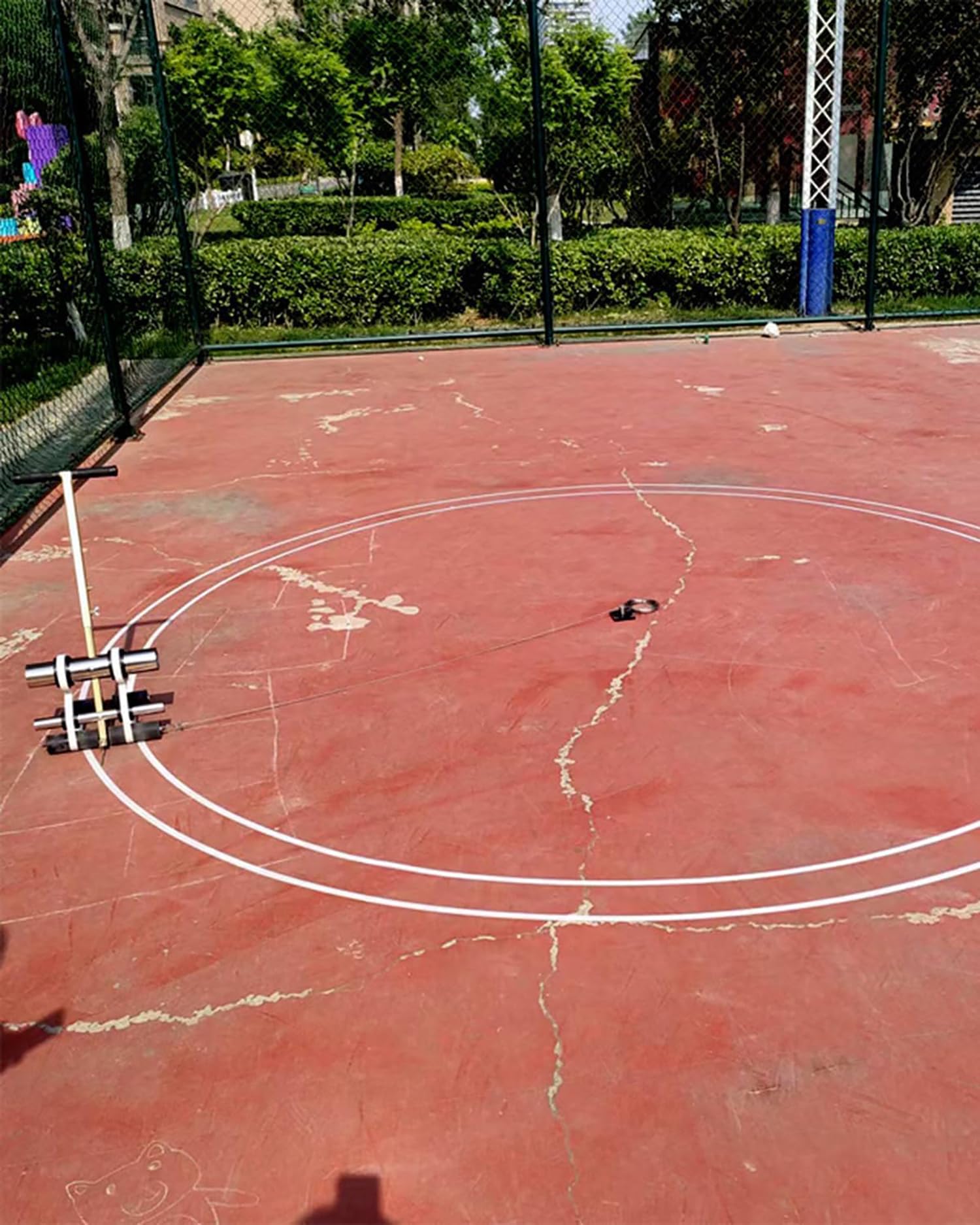 Macchina Per Marcare Nastri, Macchine Per Marcare Campi Sportivi, Macchina Per Marcare Linee Di Avvertimento, Larghezza 4-28 Cm Regolabile Liberamente, Risparmiando Tempo E Fatica, Per Parcheggi