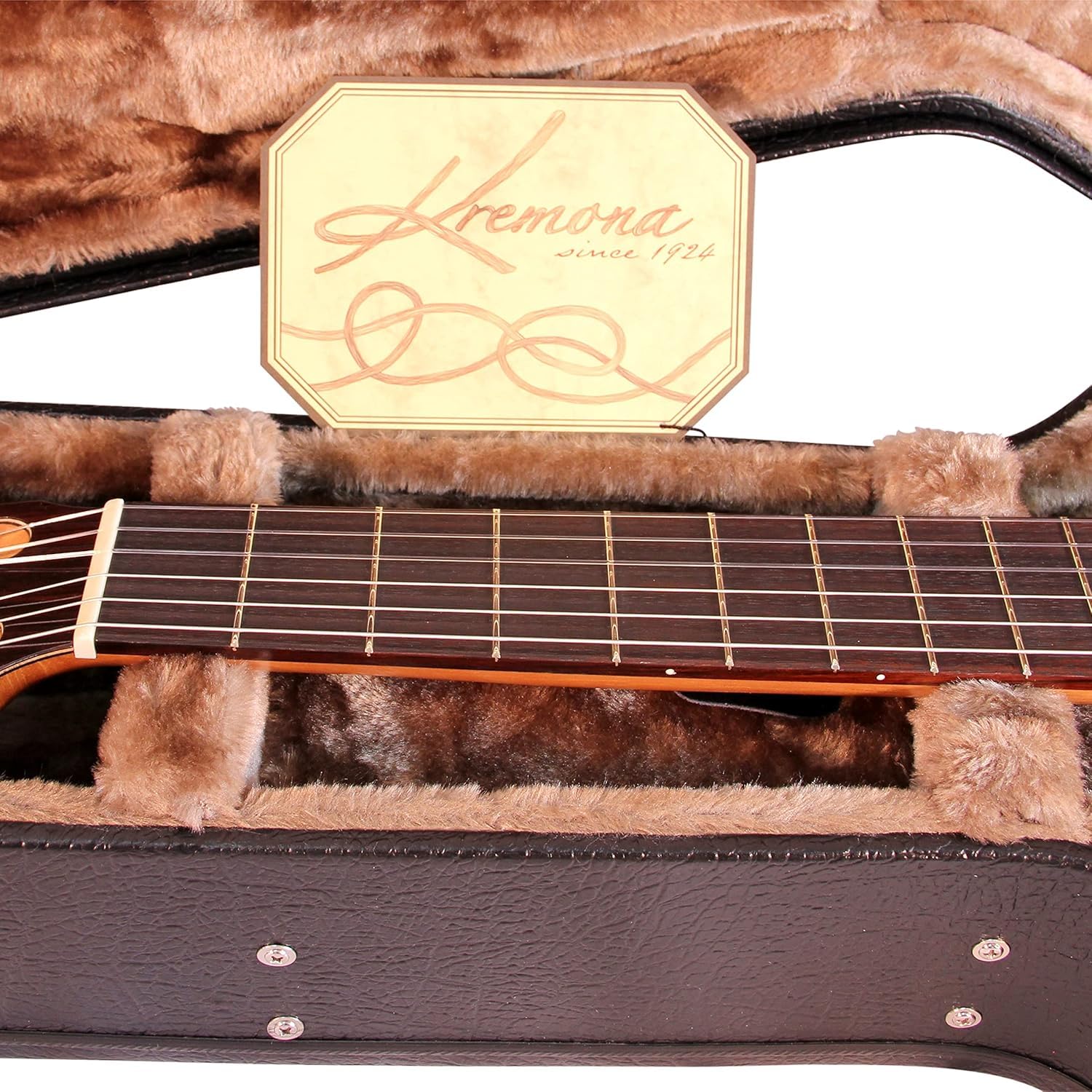 Kremona M20 mogano/abete/d-style cutaway chitarra elettrica steel-string Deluxe con custodia rigida