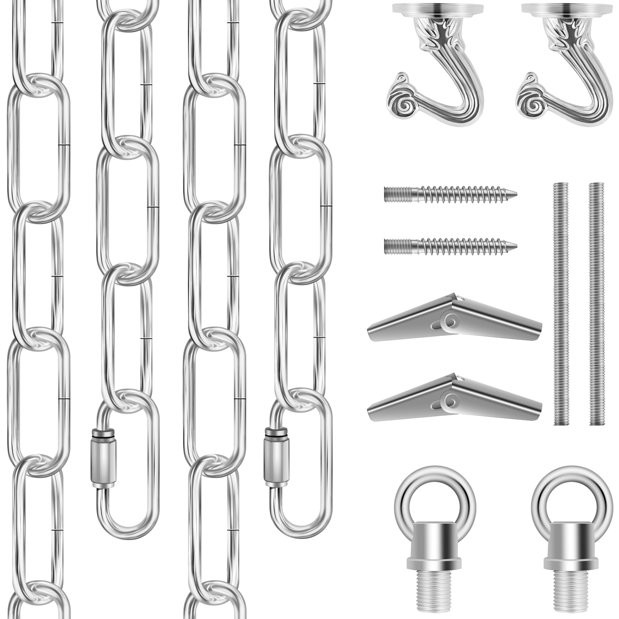 15 Ft Hanging Chain Kit Chain for Light Fixture(Brass) — Amazon image 12