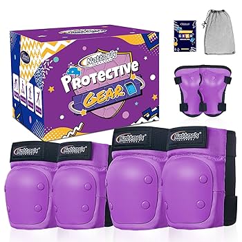 スケートボード (ケース•プロテクター付き！) Amazon | Nattork スケートボード プロテクター 6点セット 手首