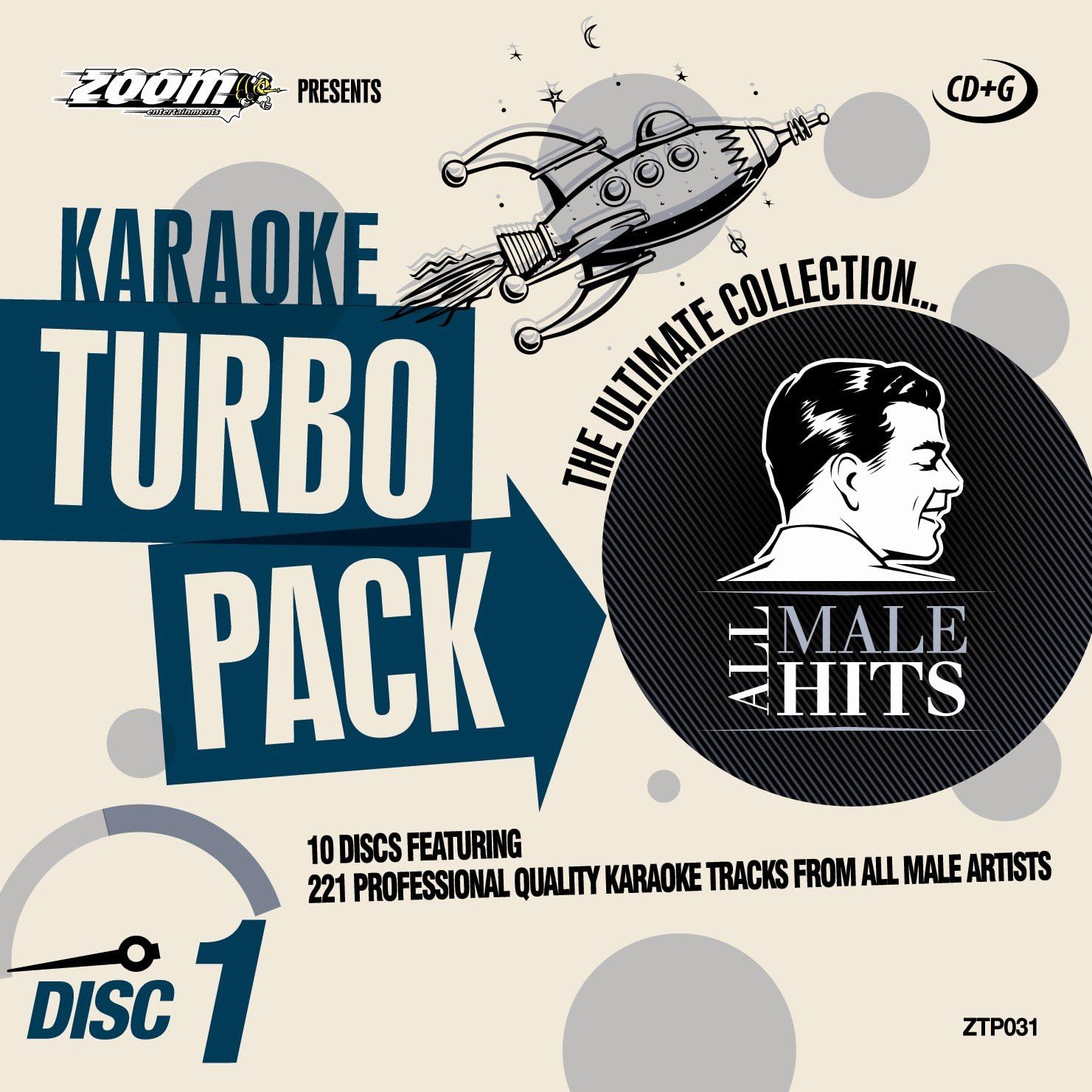 Zoom Karaoke - Neil Diamond Karaoke Collection - All Male Turbo Pack - 10 CD+G Set (221 Songs)