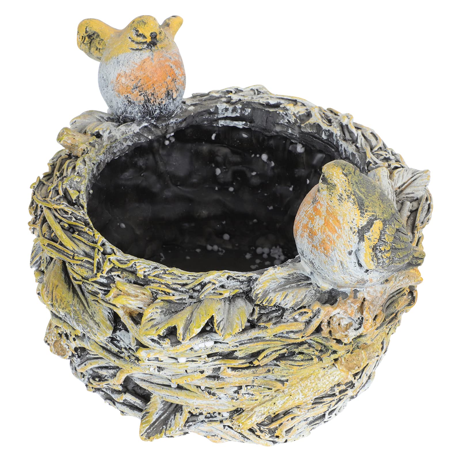 Happyyami Blumentopf Aus Resin Resin Topf Für Sukkulenten Übertopf Bonsai Töpfe Pflanzenbehälter Für Gräser Und Kleine Blumen Home Decor Für Garten Und Terrasse