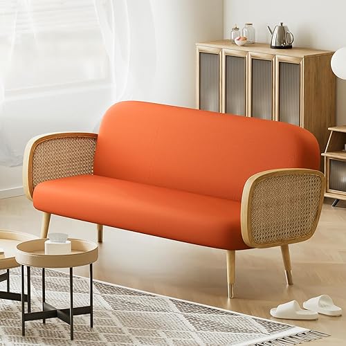 Miniatura 3 de MoNiBloom Funda para futón de tamaño Queen, elástica, sin brazos, funda para sofá sin brazos, protector de muebles, duradera y lavable, con