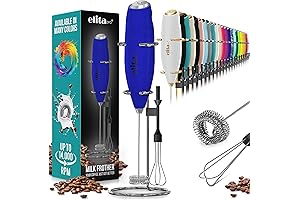 ELITAPRO ULTRA-HIGH SPEED Milk Frother - Double Whisk Handheld Foam Maker