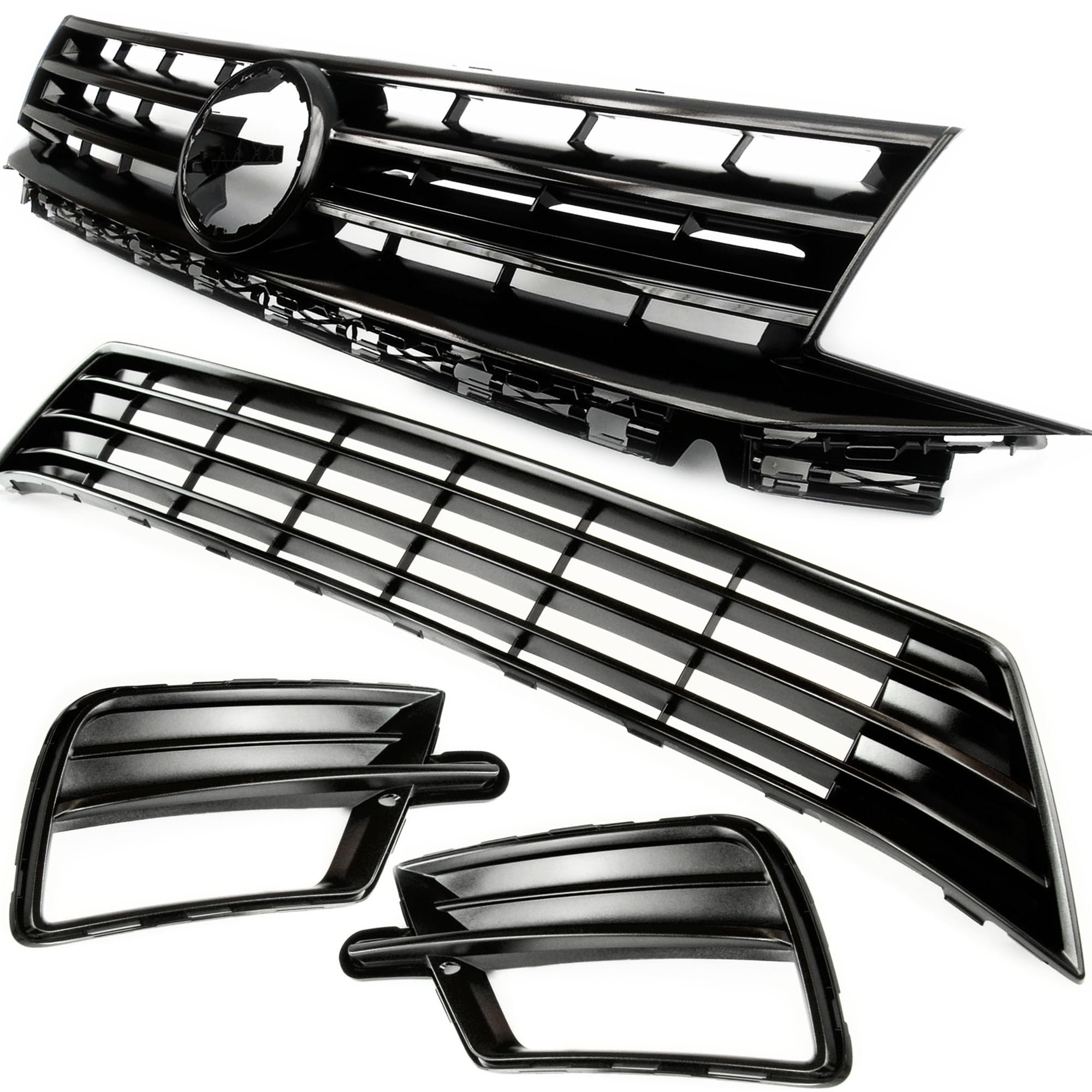 Front Bumper Fog Light Cover Grille For VW Caddy 2010-2015 – Left Side (N/S) Black - View #4