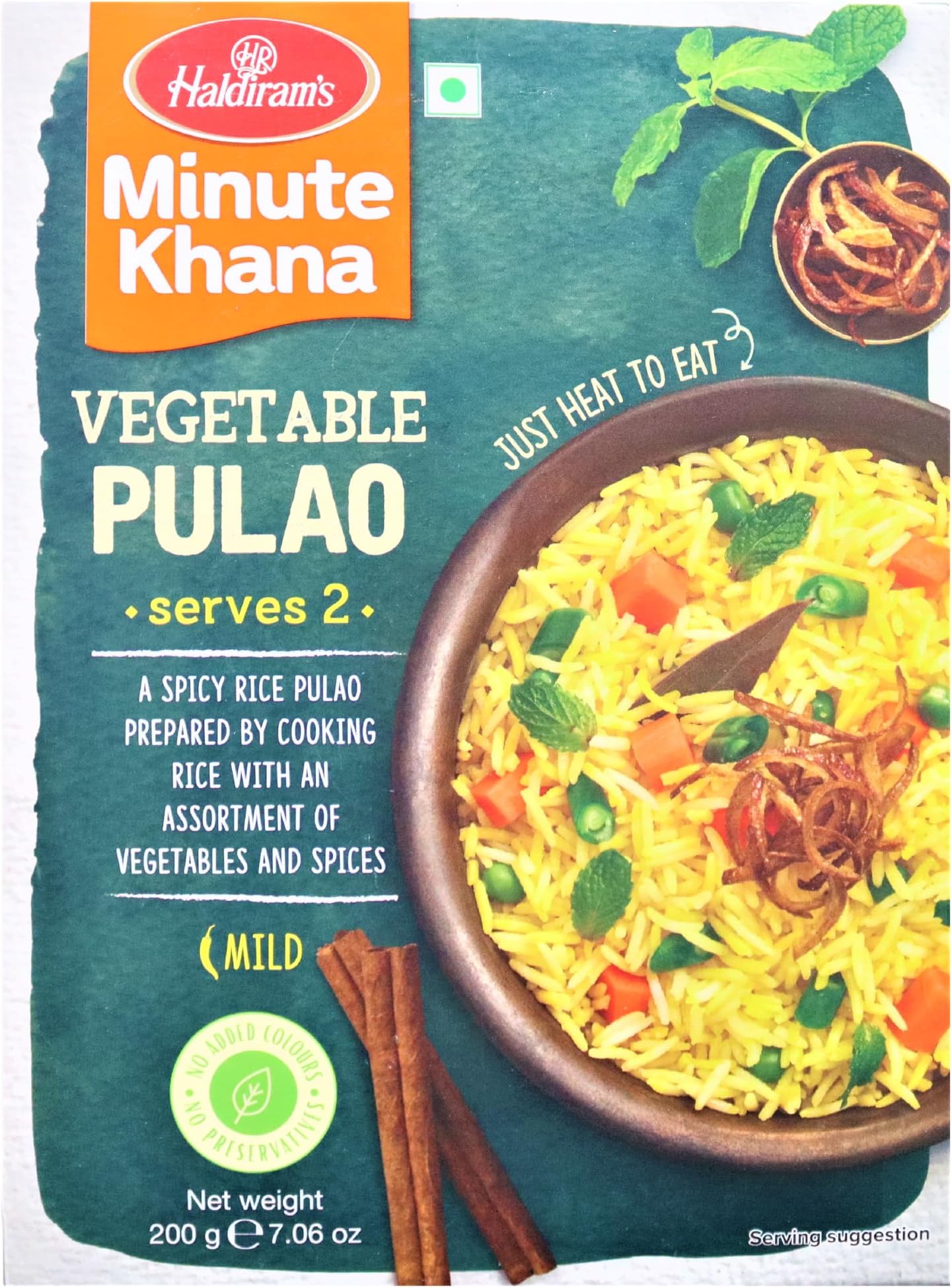 Haldiram's Minute Khana Vegetable Pulao 200g