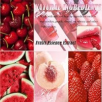 Vista 5 de Sulily Juego de tintes de labios de 6 colores, brillo de labios coreano, mini lápiz labial líquido, tinte multiusos para labios y mejillas, vaso