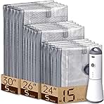 Vacuum Bags for Travel with Rechargeable air Pump, 15 Pack Carry-on Size Compression Packing Bags for Luggage and Suitcase, Space Saver for Clothes and Clothing Travel