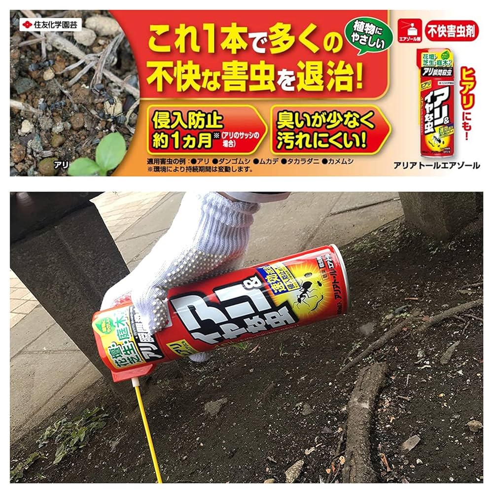 幼虫社 / 廃園 EDEN 楽天市場】殺虫剤 アリアトールエアゾール 480ml KINCHO園芸