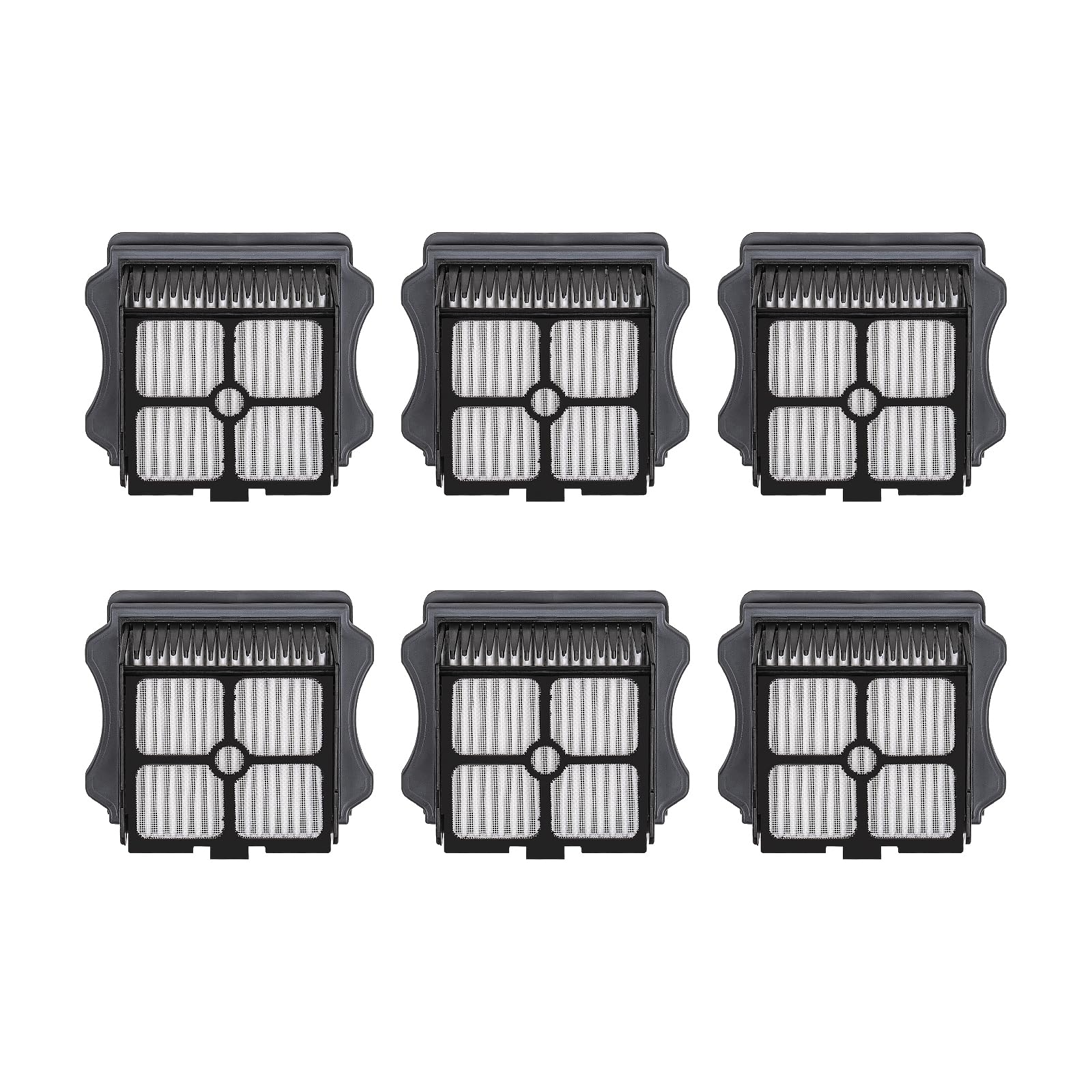 (6 Pack) One S3 Replacement HEPA Filters Compatible with Tineco iFloor 3, Floor One S3, Floor One S5, Floor One S5 Pro 2, Cordless Wet Dry Vacuum Cleaner, Filters Kit, Accessories Kit 6 Pieces