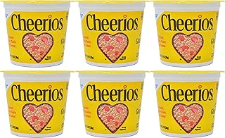 Cheerios Breakfast Cereal, Six Single-Serve 1.3oz Cups(6-Pack)
