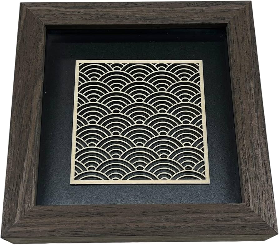 Amazon.co.jp: 【 和モダン インテリアフレーム 】 和柄 ウォール