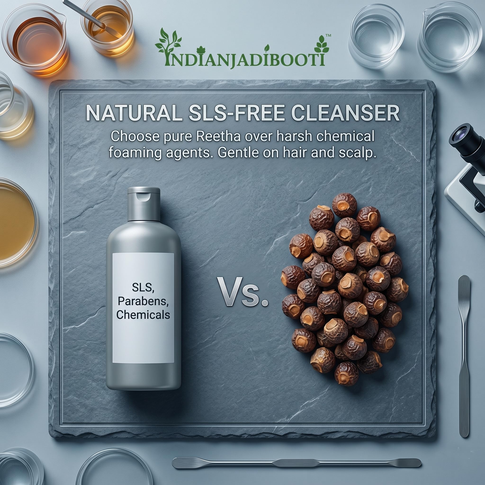 IndianJadiBooti Reetha Whole | Soapnut (Aritha) | Sapindus Mukorossi | Natural SLS-Free Hair Cleanser, Shampoo & Conditioner | Organic Laundry Alternative | Dried & Raw | (1 Kg) | Pack Of 2 — Amazon image 7