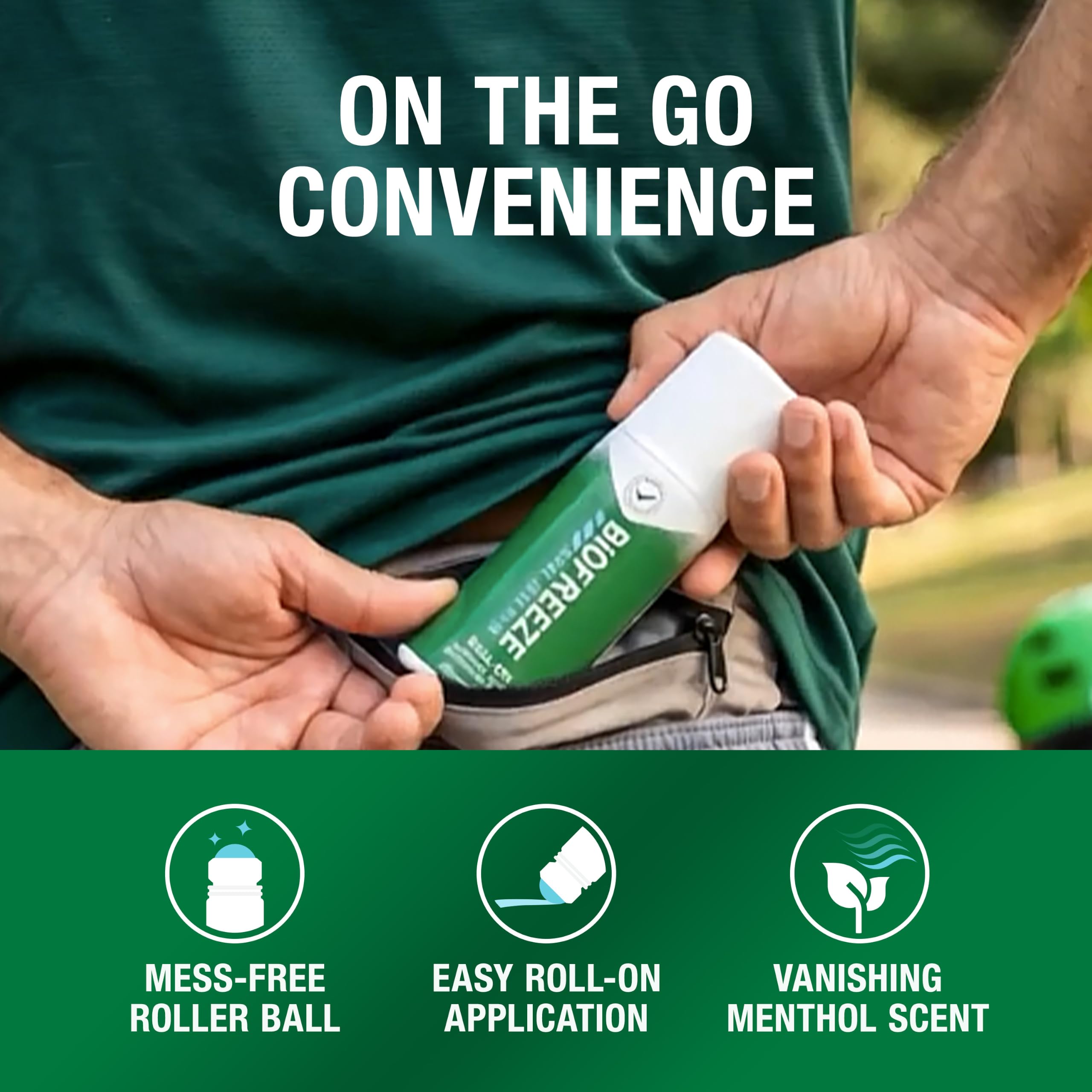 Biofreeze Pain Relief Roll On, Cooling Menthol Relief, 3 FL OZ (3 Pack) — Amazon image 4