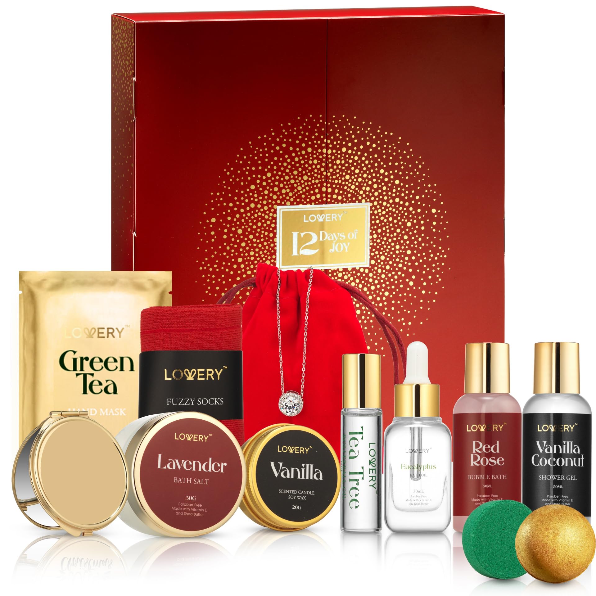 Amazon.com : Birthday Gifts for Her, 12 Day Beauty Surprises, Wedding Gifts  for Adults, Birthday Gifts for Women & Men, Anniversary Ideas, Beauty & Spa  - Bath & Body Care Gift Set :
