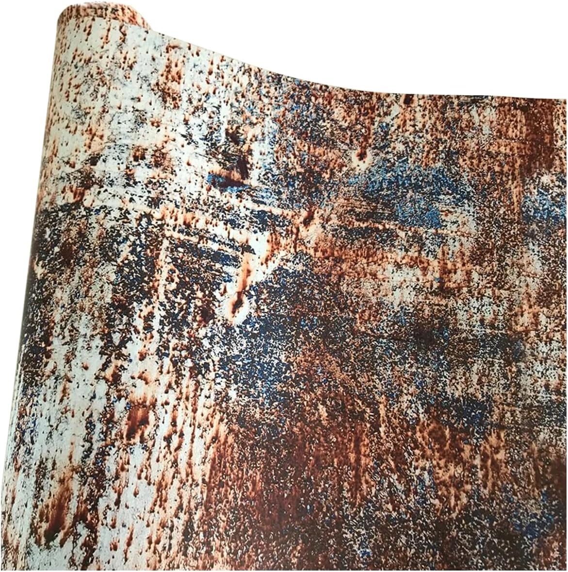 1.6ft x 5ft Rusty Pattern Car Vinyl Wrap Rust Effect Camouflage Protective Film for Cars Styling, Paint Protective Film for Home DIY Automotive Outdoor