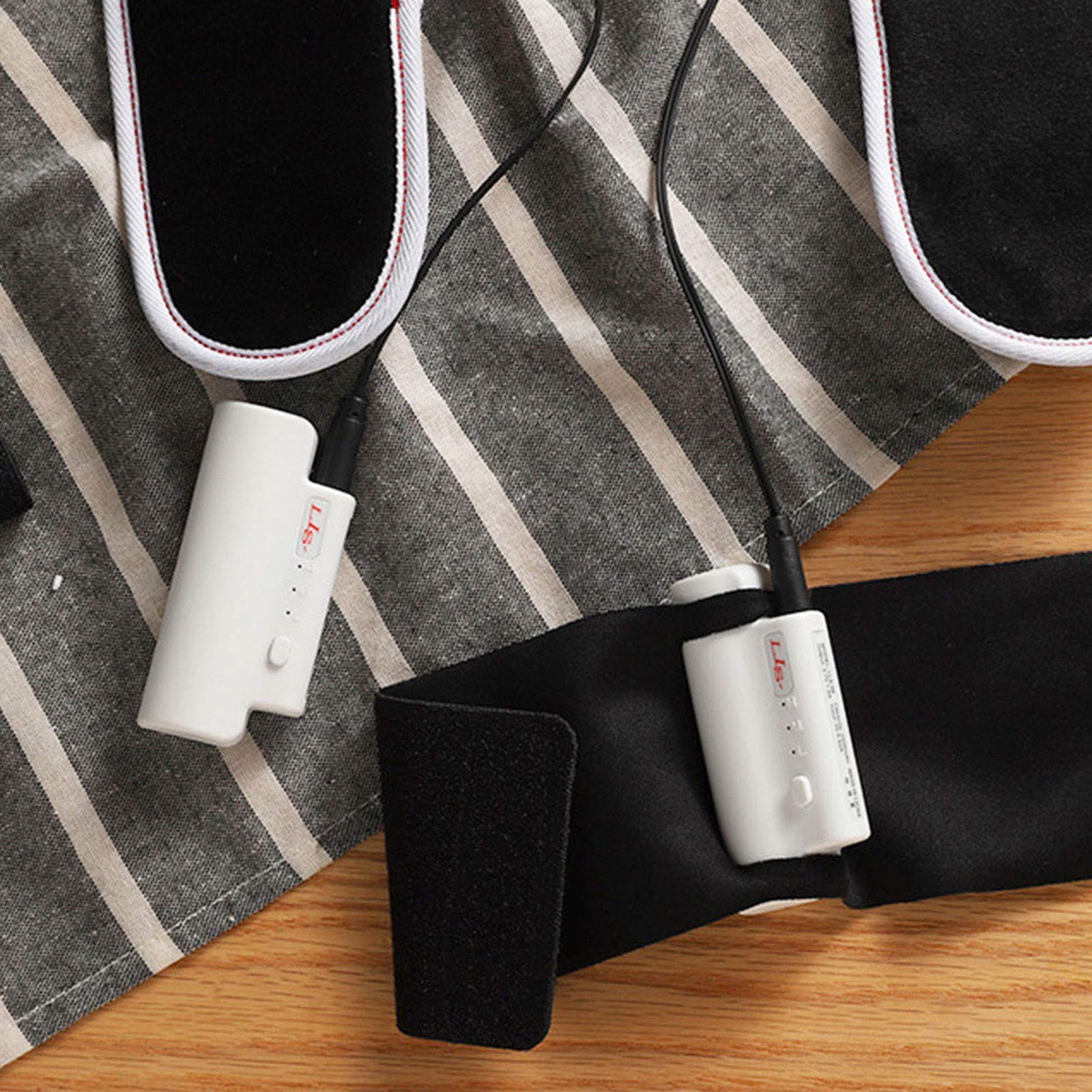 NANANA Sottopiede Riscaldato, Riscaldanti Soletta Riscaldata Elettrica, Solette per Scarpe Riscaldate Ricaricabili USB Solette Termiche per Scaldapiedi, Solette Invernali per Sport all'Aria Aperta,38