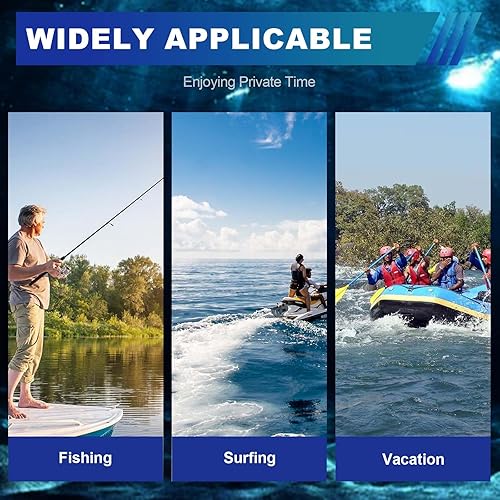 Miniatura 9 de Motor fuera de borda de 3.5 HP, motor de barco resistente de 2 tiempos para pesca inflable con sistema de refrigeración CDI y aire, motor de bote,