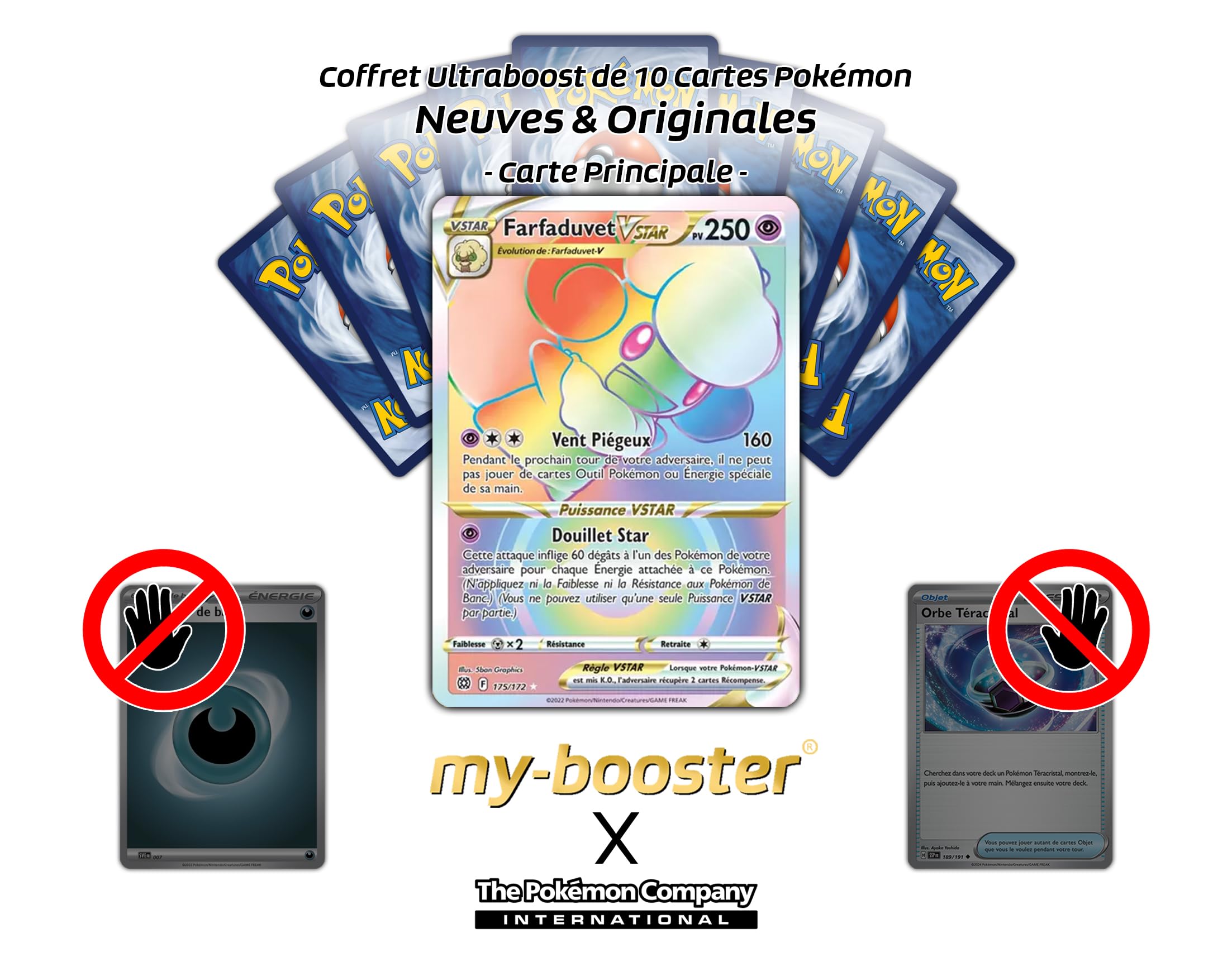 Grandpa uvet VSTAR (Whimsicott VSTAR) 175/172 Shiny Rainbow - Ultraboost X  Epée et Bouclier 9 - Stars Étincelantes