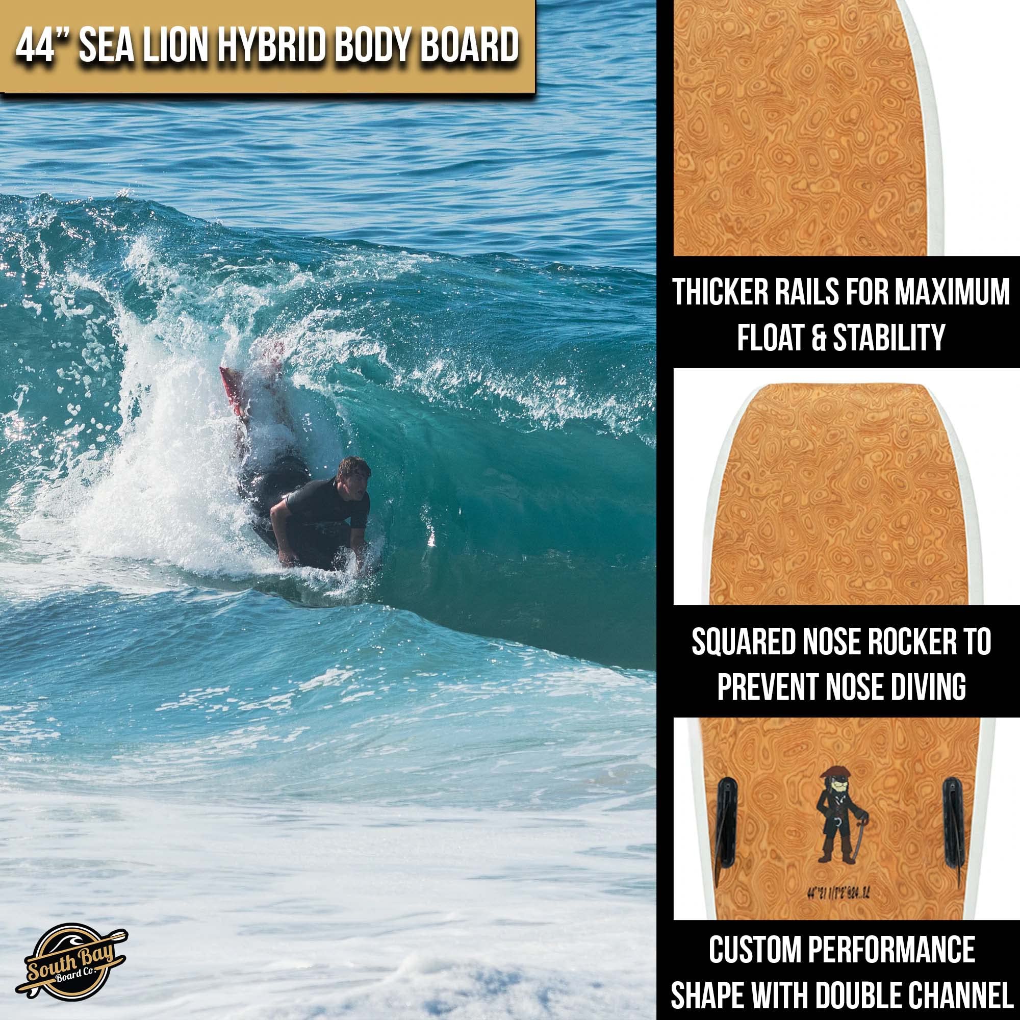 Amazon | South Bay Board Co. - 44インチ アシカ ハイブリッド