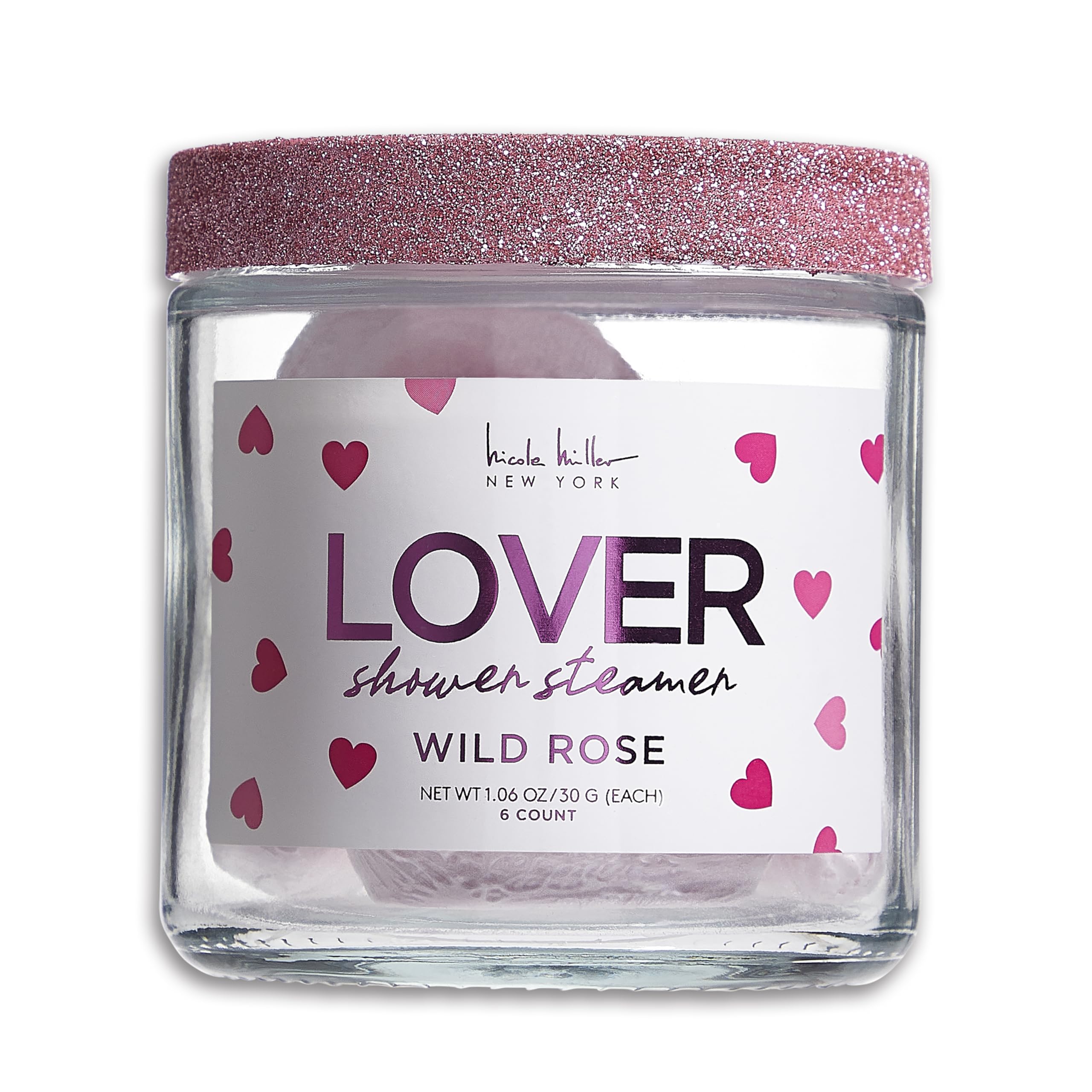 Nicole Miller New York Shower Steamers - Aromatherapy Bliss for a Relaxing Shower Experience, Wild Rose