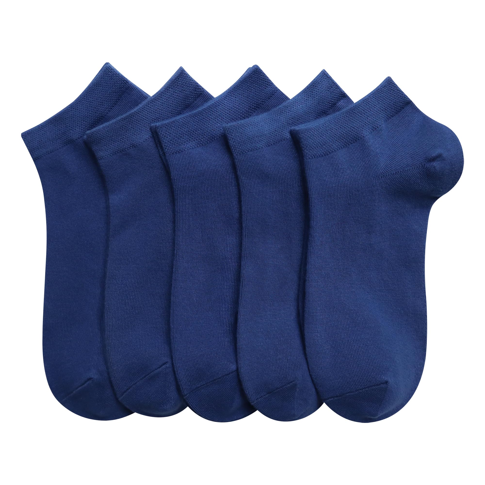 SERISIMPLE Women Viscose Bamboo Ankle Socks Low Cut Thin Sock Lightweight Pastal Color Soft Sock 5 Pairs