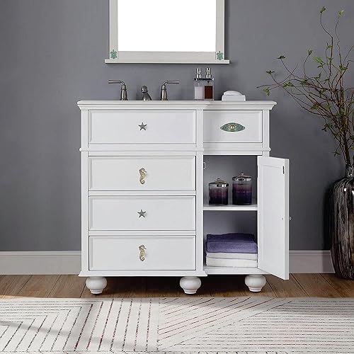 Miniatura 5 de GENUINE TEXAS BRAND Juego de 24 pomos de cajón Coastal Collecton Starfish en pátina de cobre