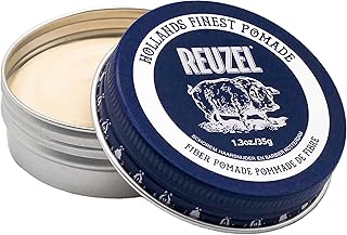 REUZEL Fiber Pomade, Firm and Pliable All Day Hold, Water Soluble Styling, Low Shine