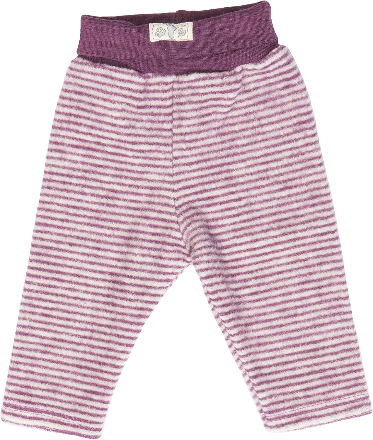 100% Organic Merino Wool Terry Plush Baby Pants [250011]. Made in Germany.
