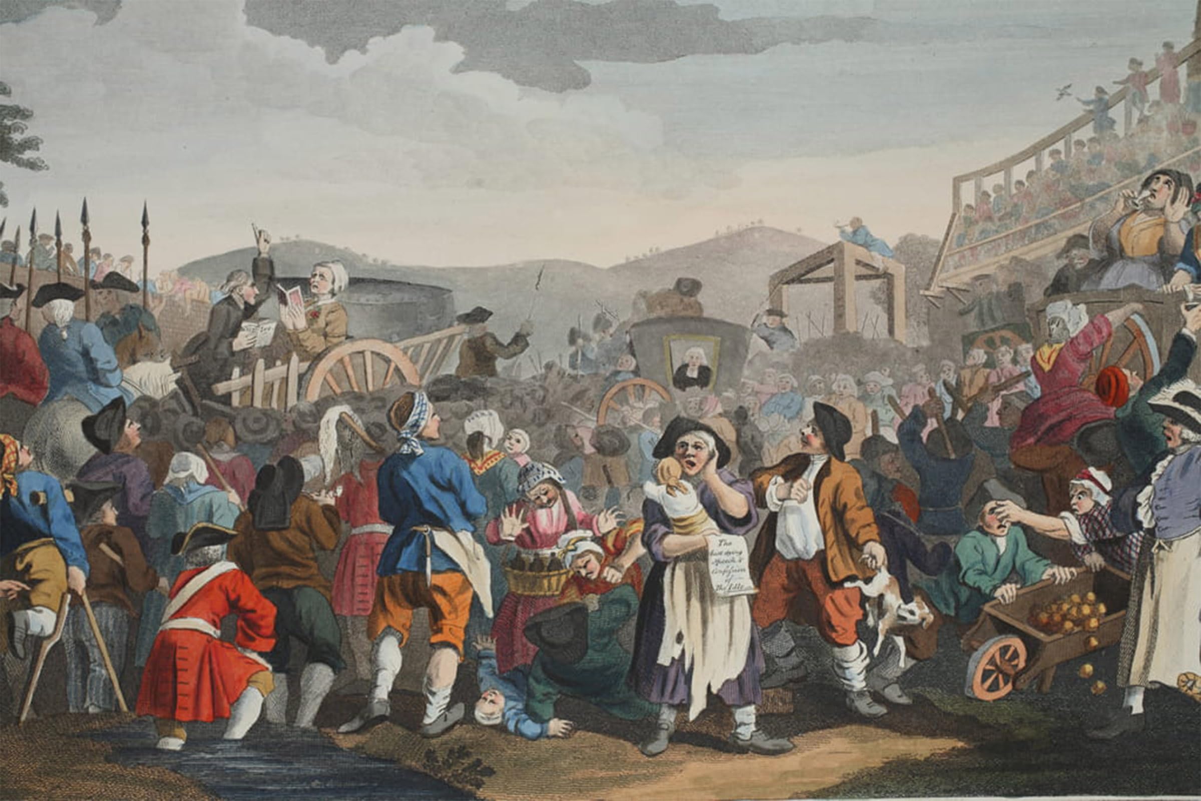 ARTXLXXBN Famous Painting Canvas Artwork Graffiti Print the Idle prentice Executed At Tyburn Plate Xi of industry and Idleness by William Hogarth Portrait Canvas Image for Home Decor 60x90cm