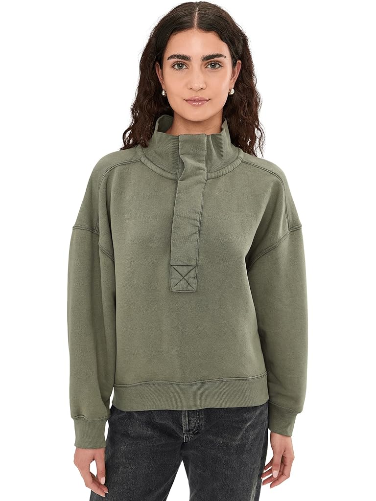 Green Free People Timeless Pullover